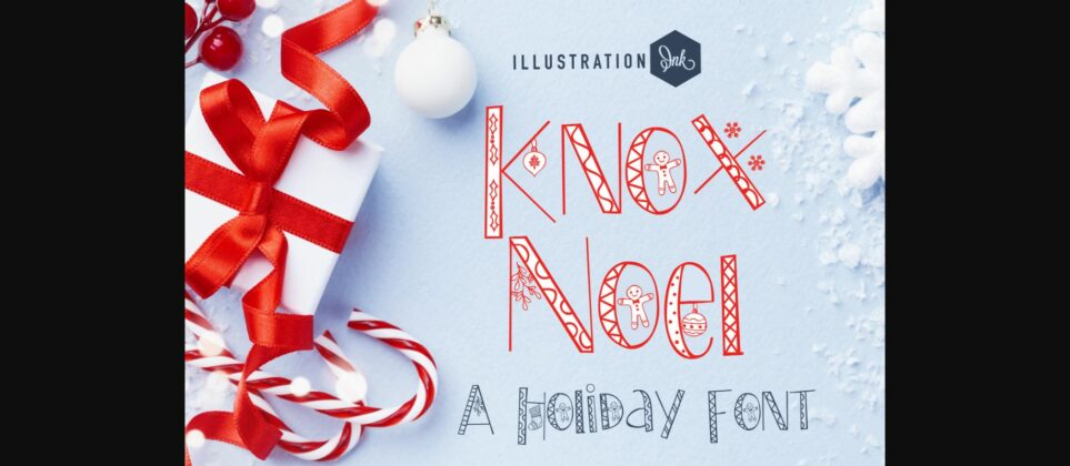 Knox Noel Font Poster 3