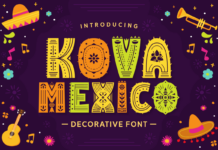 Kova Mexico Font Poster 1