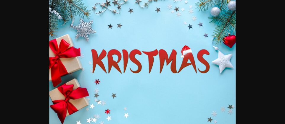 Kristmas Font Poster 3