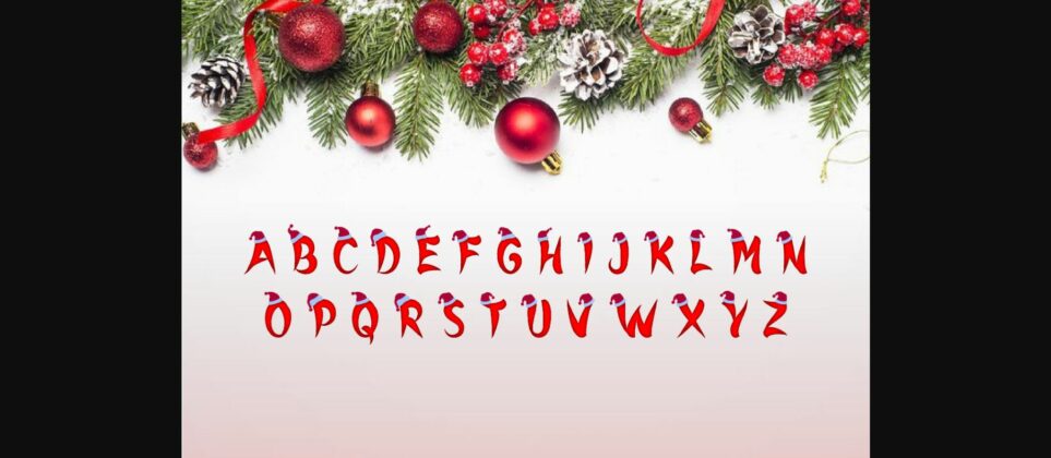 Kristmas Font Poster 4