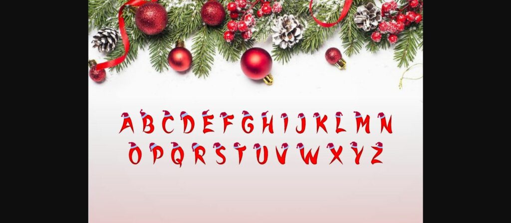 Kristmas Font Poster 2