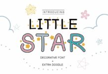 Little Star Font Poster 1