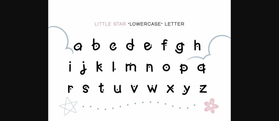 Little Star Font Poster 5