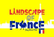 Landscape of France Font Poster 1