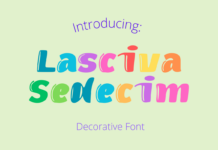 Lasciva Sedecim Font Poster 1