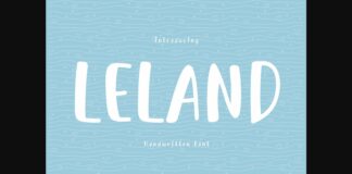 Leland Font Poster 1