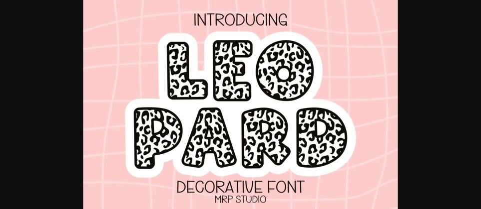 Leo Font Font Poster 3