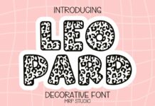 Leo Font Font Poster 1