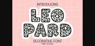 Leo Font Font Poster 1