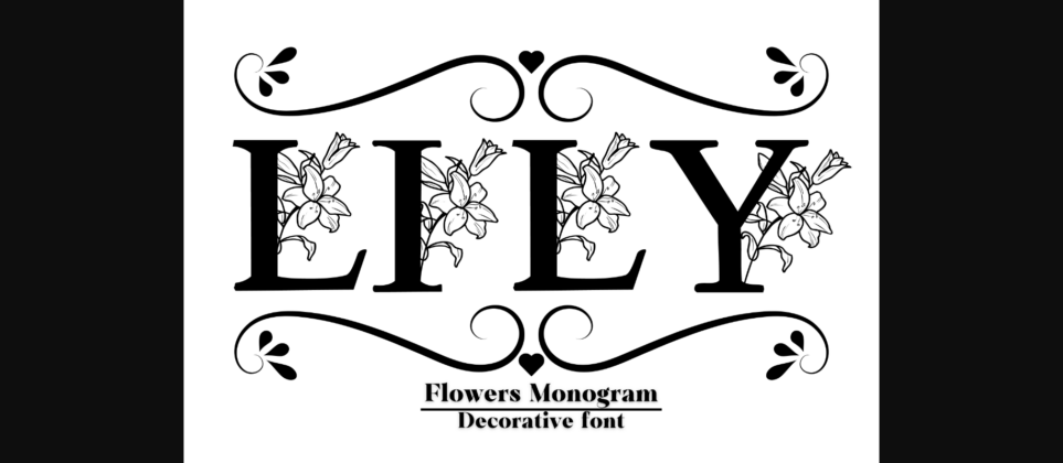 Lily Font Poster 8