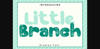 Little Branch Font Poster 1