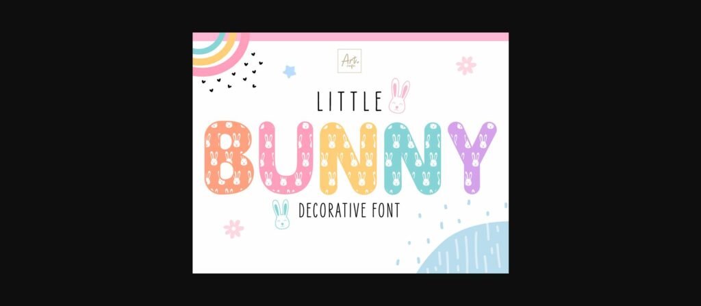 Little Bunny Font Poster 3