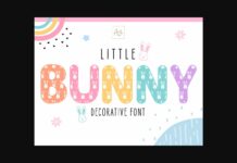 Little Bunny Font Poster 1