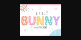 Little Bunny Font Poster 1