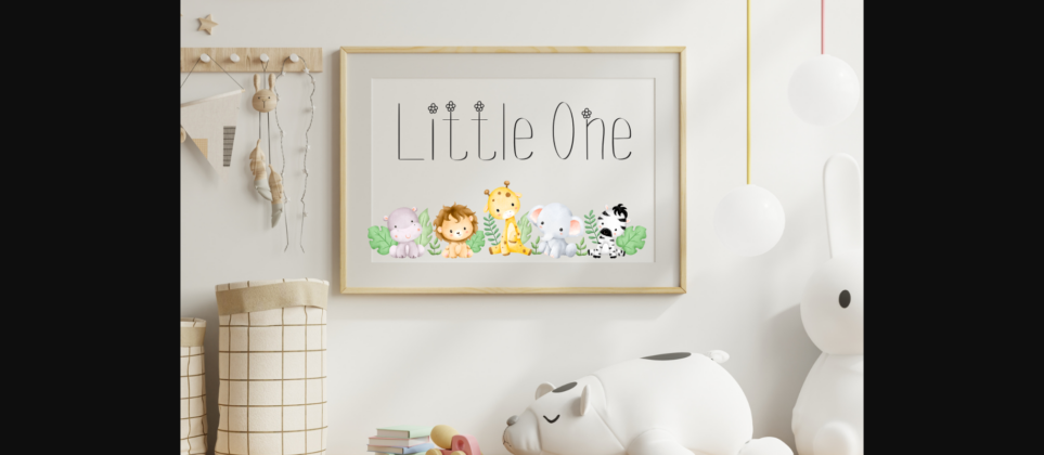 Little Flower Font Poster 5