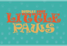 Little Paws Font Poster 1