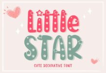 Little Star Font Poster 1