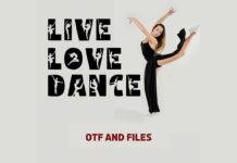 Live Love Dance Font Poster 1