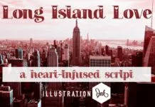 Long Island Love Font Long Island Love Font Poster 1