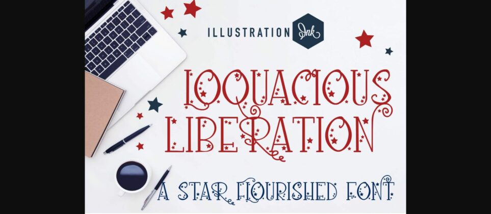Loquacious Liberation Font Poster 3