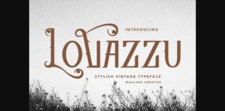 Lovazzu Font Poster 1