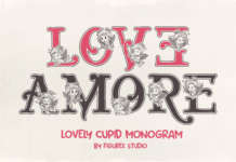Love Amore Font Poster 1