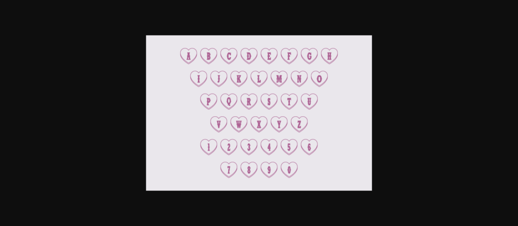 Love Candy Font Poster 5
