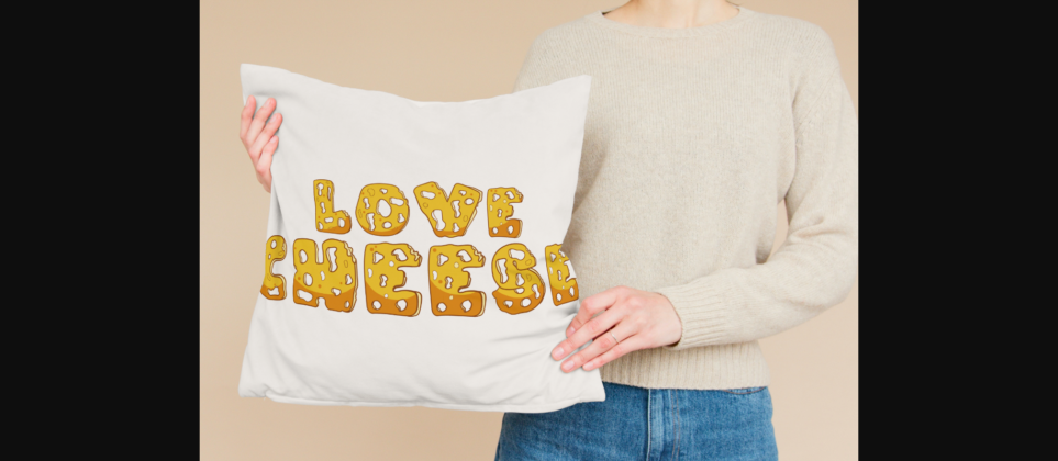 Love Cheese Font Poster 5
