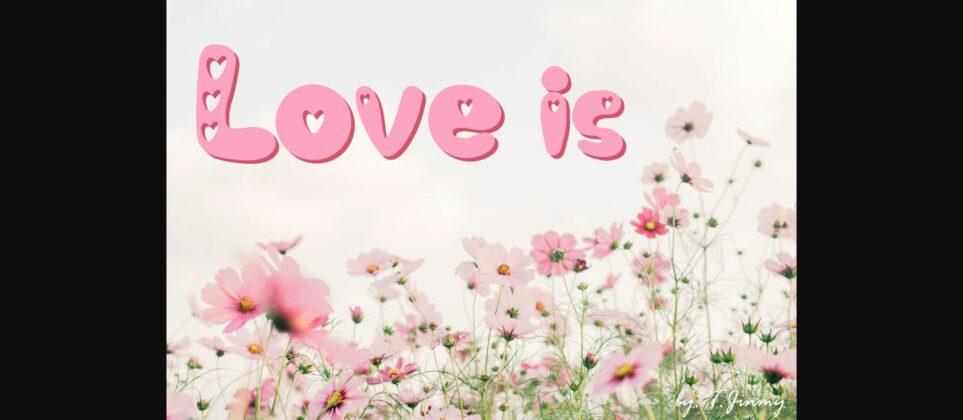 Love Font Poster 4