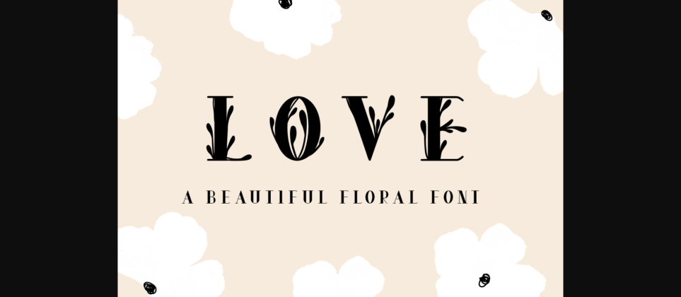 Love Font Poster 3