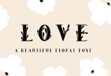 Love Font Love Font Poster 1