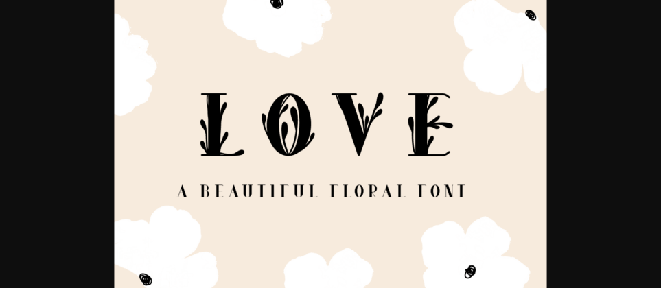 Love Font Poster 1