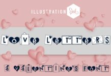 Love Letters Font Poster 1