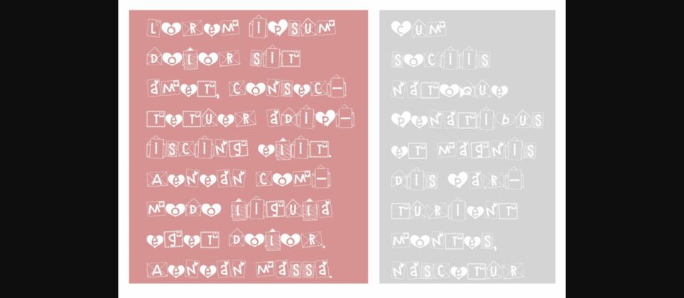 Love Letters Font Poster 6