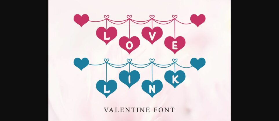 Love Link Font Poster 3