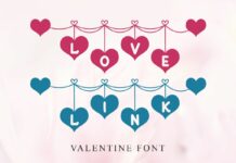 Love Link Font Poster 1