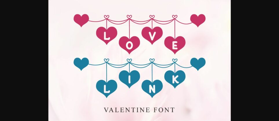 Love Link Font Poster 1