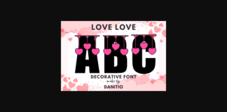 Love Love Font Poster 1