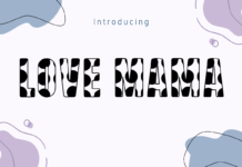 Love Mama Font Poster 1