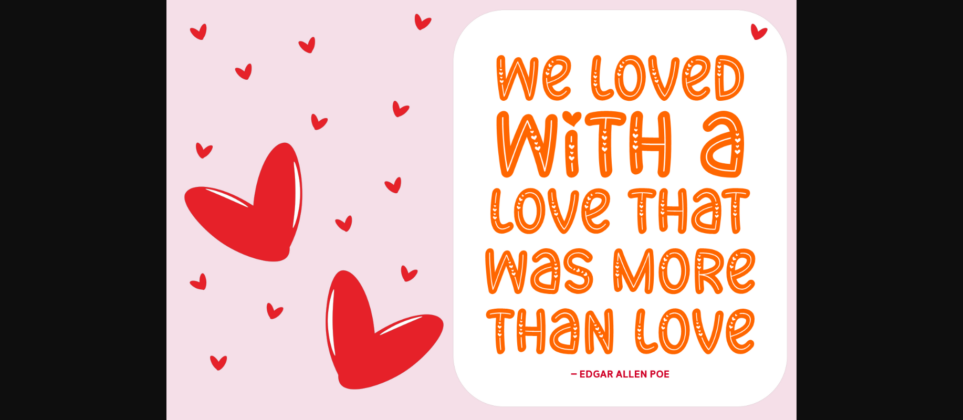 Love Mine Font Poster 4