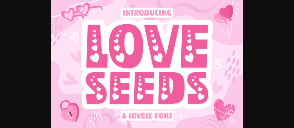 Love Seeds Font Poster 3
