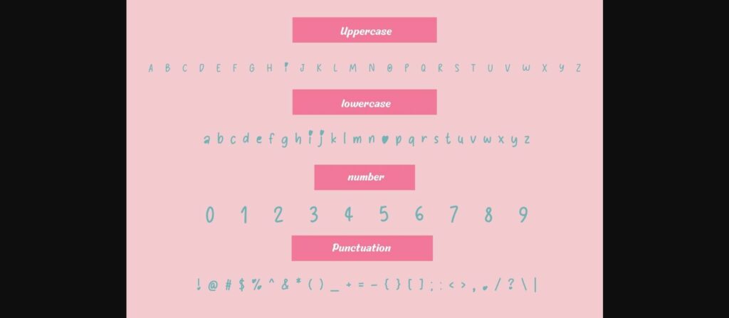 Love Stories Font Poster 7
