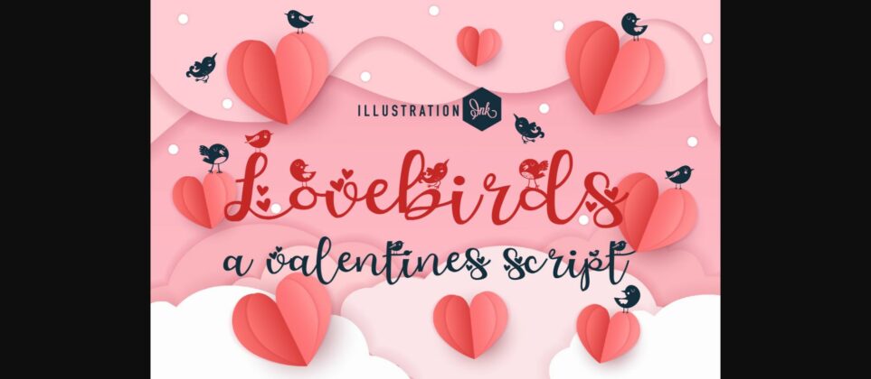 Lovebirds Font Poster 3