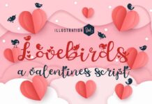 Lovebirds Font Poster 1