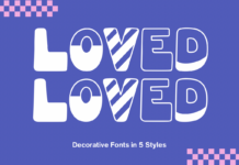 Loved Font Poster 1