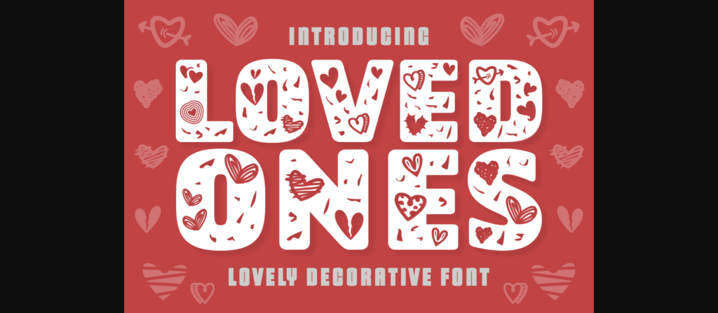 Loved Ones Font Poster 3