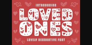 Loved Ones Font Poster 1