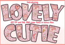 Lovely Cutie Font Poster 1