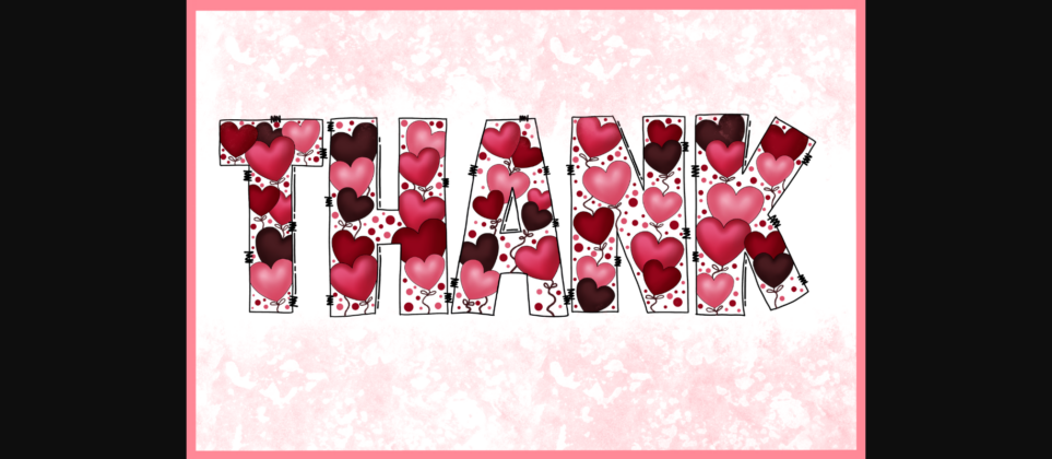 Lovely Valentines Font Poster 10