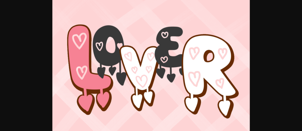 Lover Font Poster 6